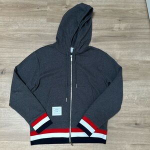 Thom Browne classic loop back full zip